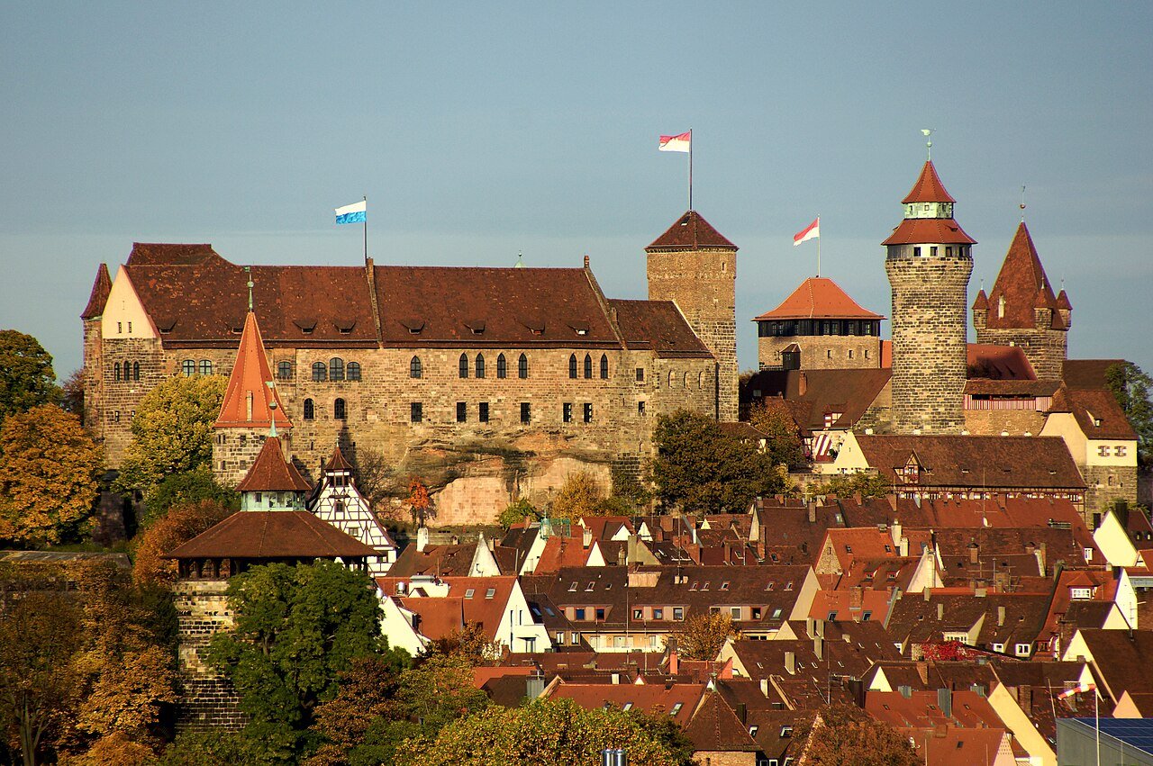 Castelul din Nürnberg toamna