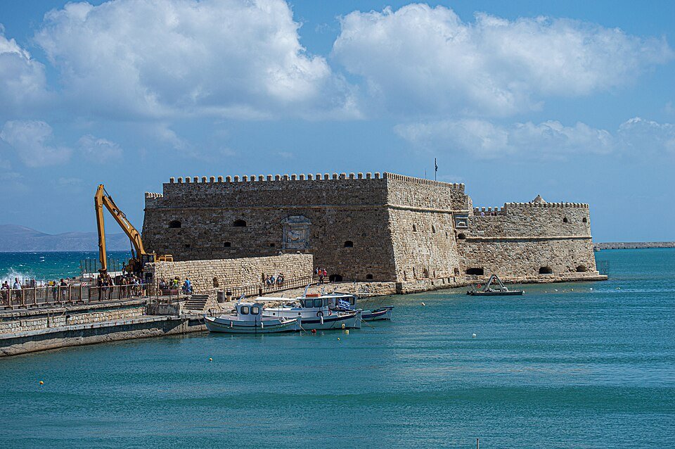 Fortăreața venețiană Koules din portul Heraklion